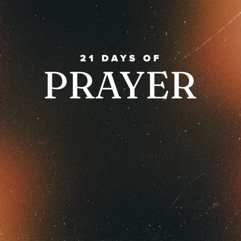 21 Days of Prayer sermon series graphic